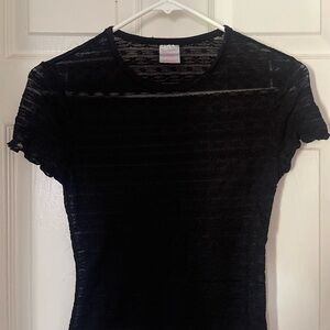 Mesh floral top
